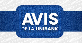 AVIS DE LA UNIBANK