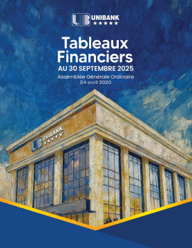 Tableaux Financiers au 30 septembre 2025